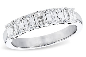D310-00995: LDS DIA WED RG 1.33 TW (7 EMERALD CUTS)