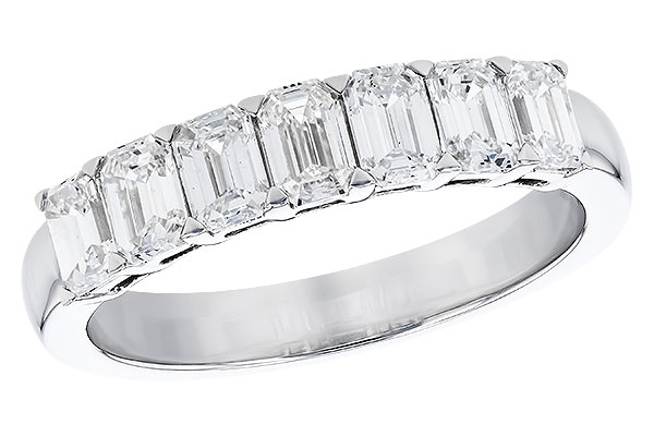 D310-00995: LDS DIA WED RG 1.33 TW (7 EMERALD CUTS)