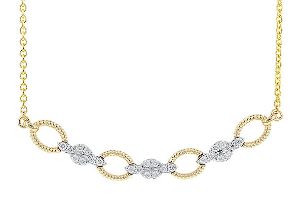 D310-02749: NECKLACE .25 TW (18")