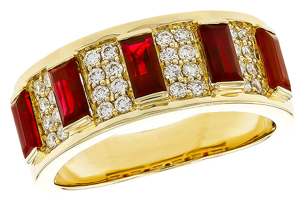 D310-95540: LDS WED RG 1.40 TW RUBY 1.69 TGW