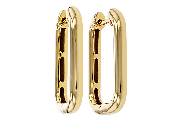 D310-97358: GOLD EARRINGS (23MM)