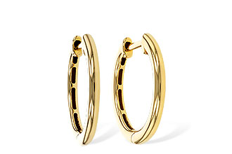 D310-98195: GOLD EARRINGS (16MM)