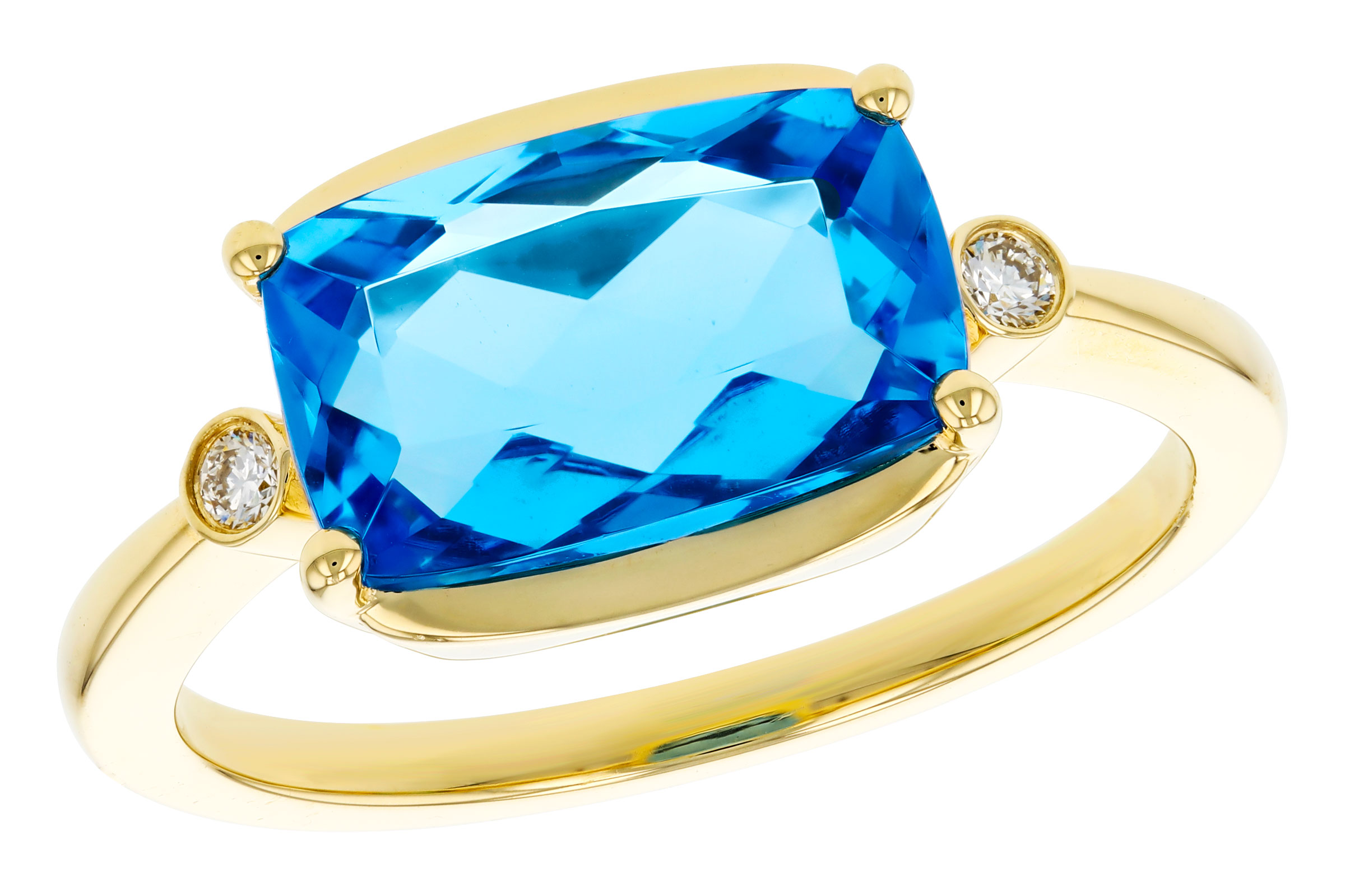 D311-83649: LDS RG 2.88 BLUE TOPAZ 2.92 TGW (11x7MM BT)