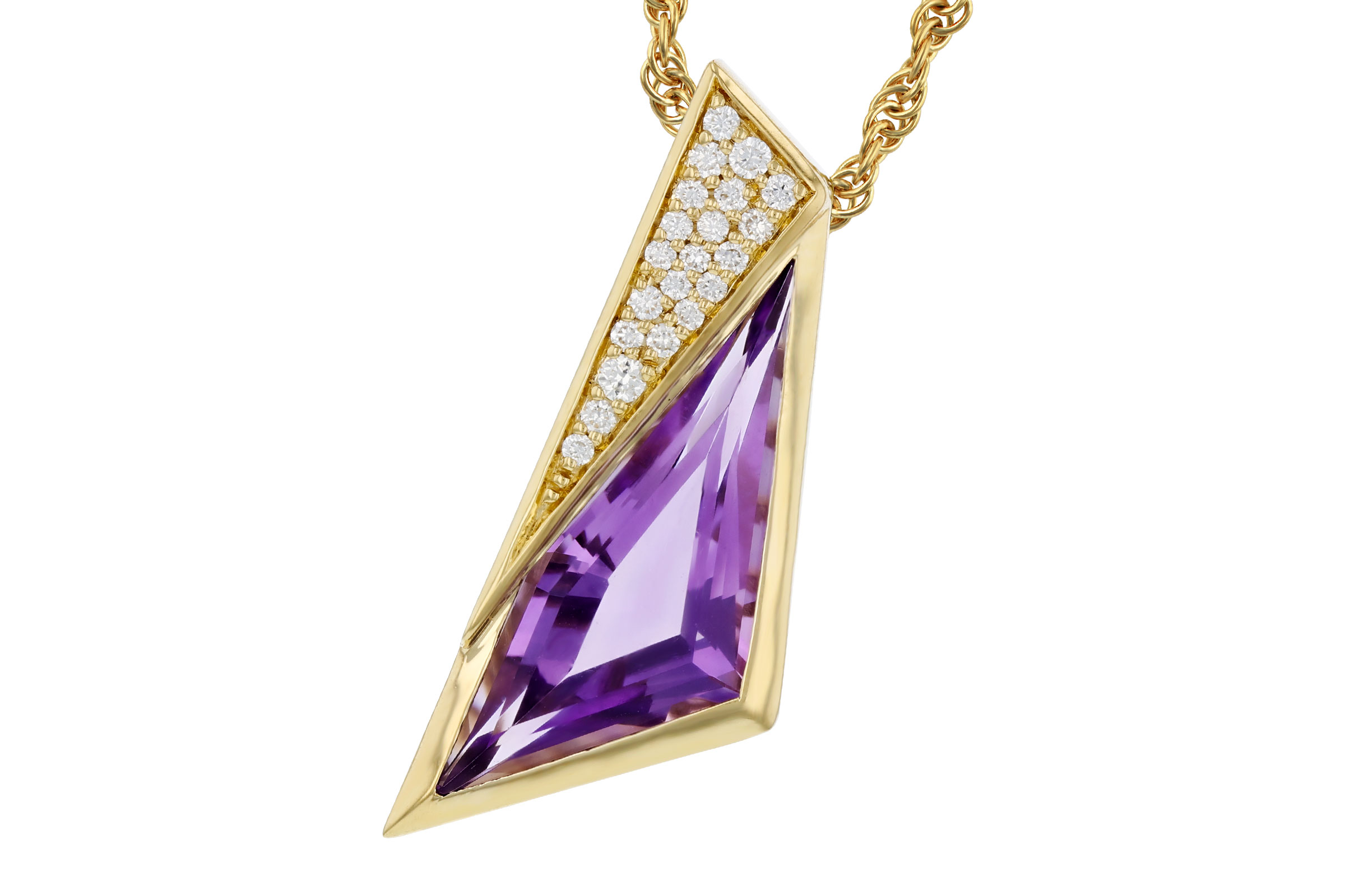 D311-83695: NECKLACE 2.24 AMETHYST 2.33 TGW