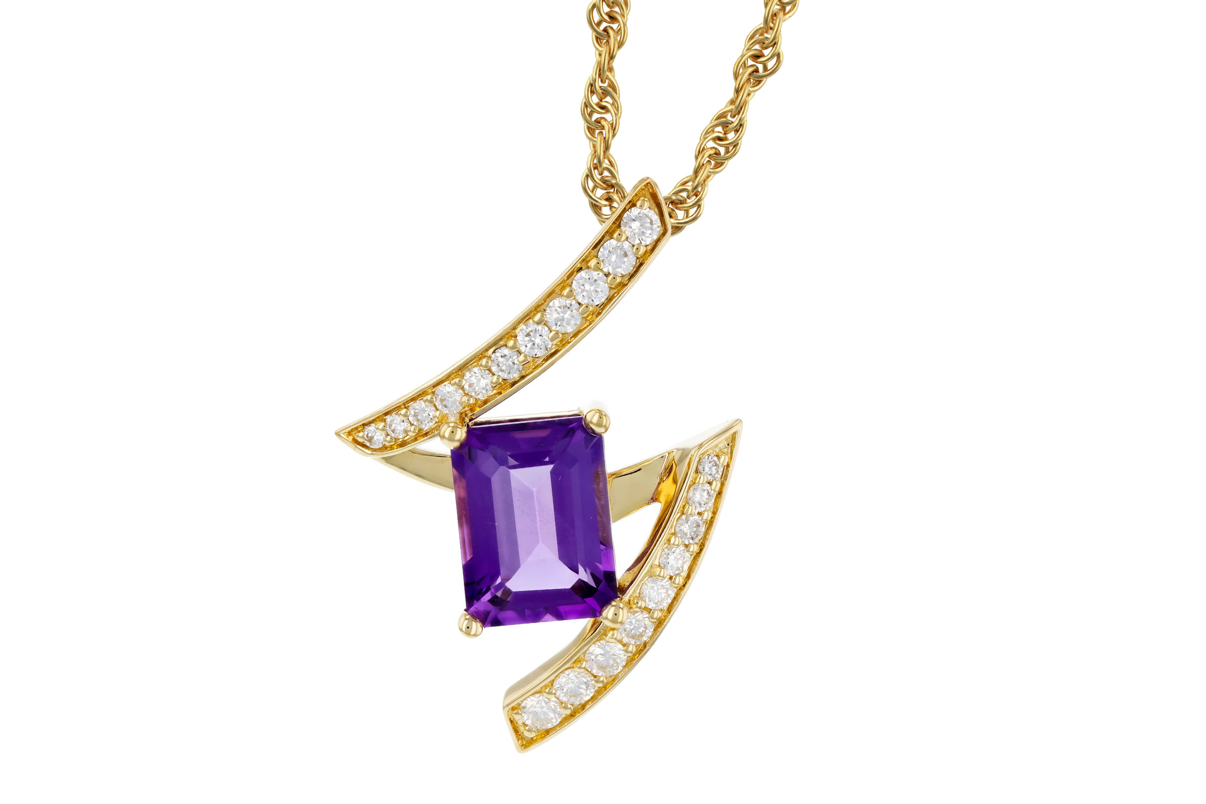 D311-84604: NECKLACE 1.36 AMETHYST 1.56 TGW (8x6MM AMY)