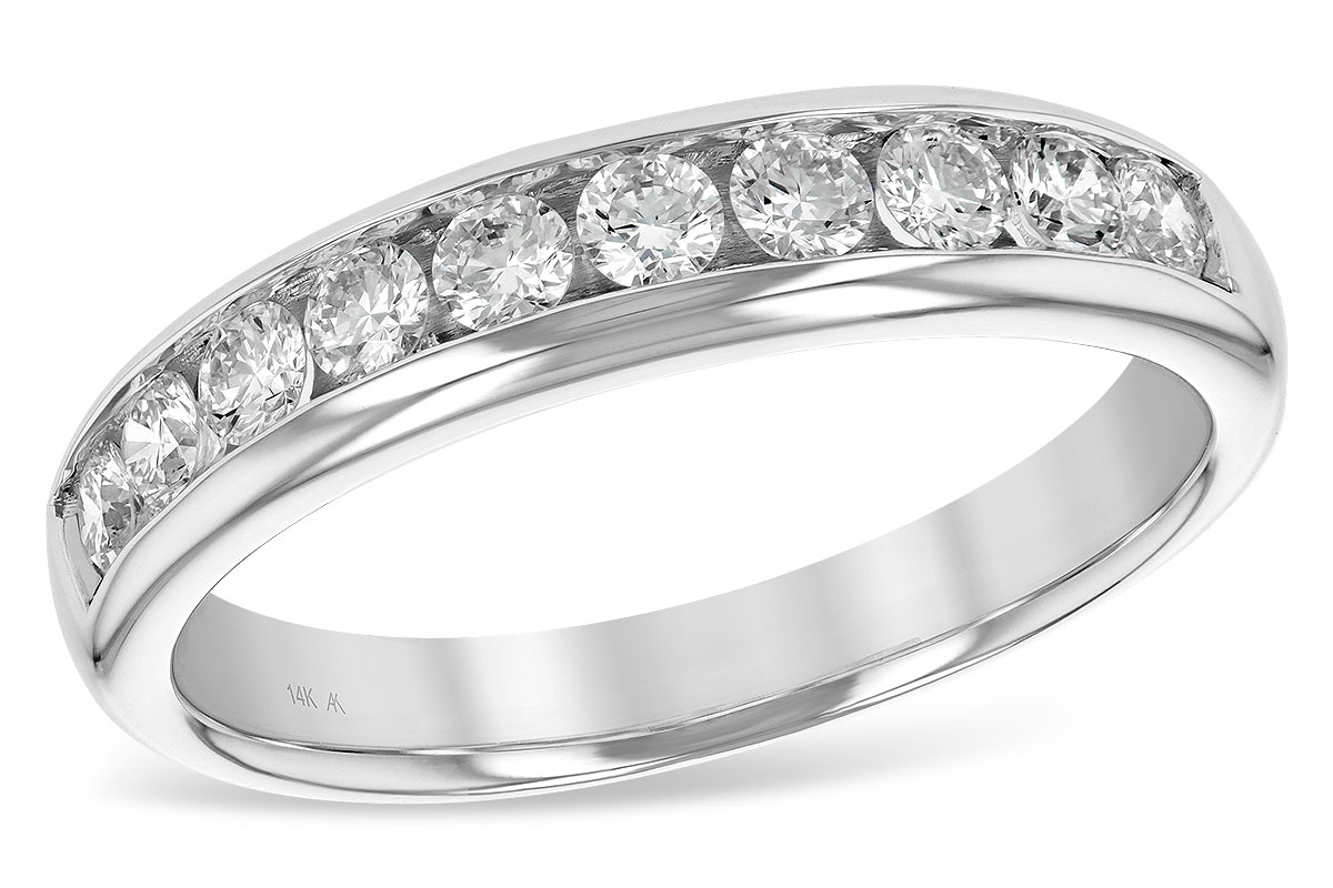 E129-14613: LDS WED RG .50 TW (10 STONES)