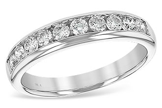 E129-14613: LDS WED RG .50 TW (10 STONES)