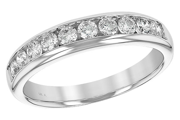 E129-14613: LDS WED RG .50 TW (10 STONES)