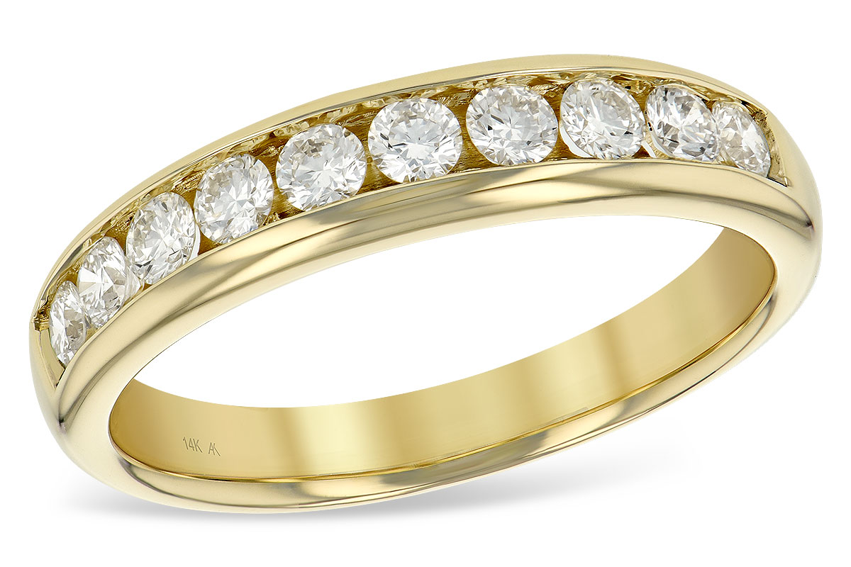 E129-14613: LDS WED RG .50 TW (10 STONES)