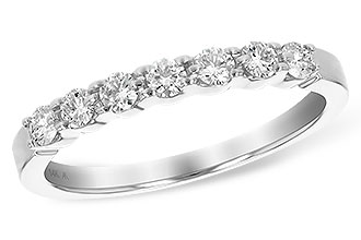 E220-04549: LDS DIA WED RG .33 TW (7 STONES)