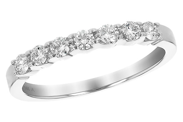 E220-04549: LDS DIA WED RG .33 TW (7 STONES)