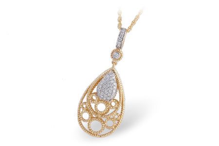 E220-90940: NECKLACE .20 TW