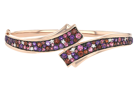E224-60958: BANGLE 3.12 MULTI-COLOR 3.30 TGW (AMY,GT,PT)