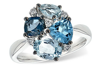 E225-46367: LDS RG 2.57 BLUE TOPAZ 2.65 TGW