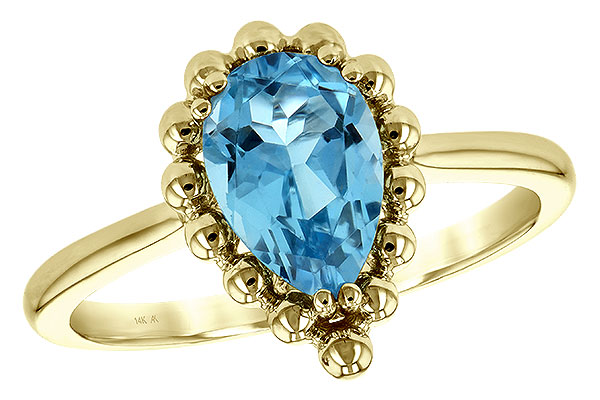 E225-49167: LDS RG BLUE TOPAZ 1.55 CT