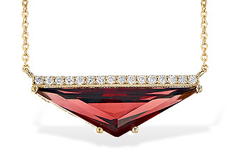 E226-41867: NECK 2.85 GARNET 2.95 TGW