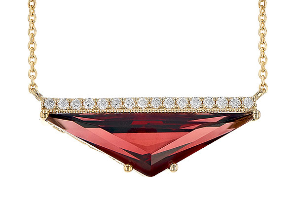 E226-41867: NECK 2.85 GARNET 2.95 TGW
