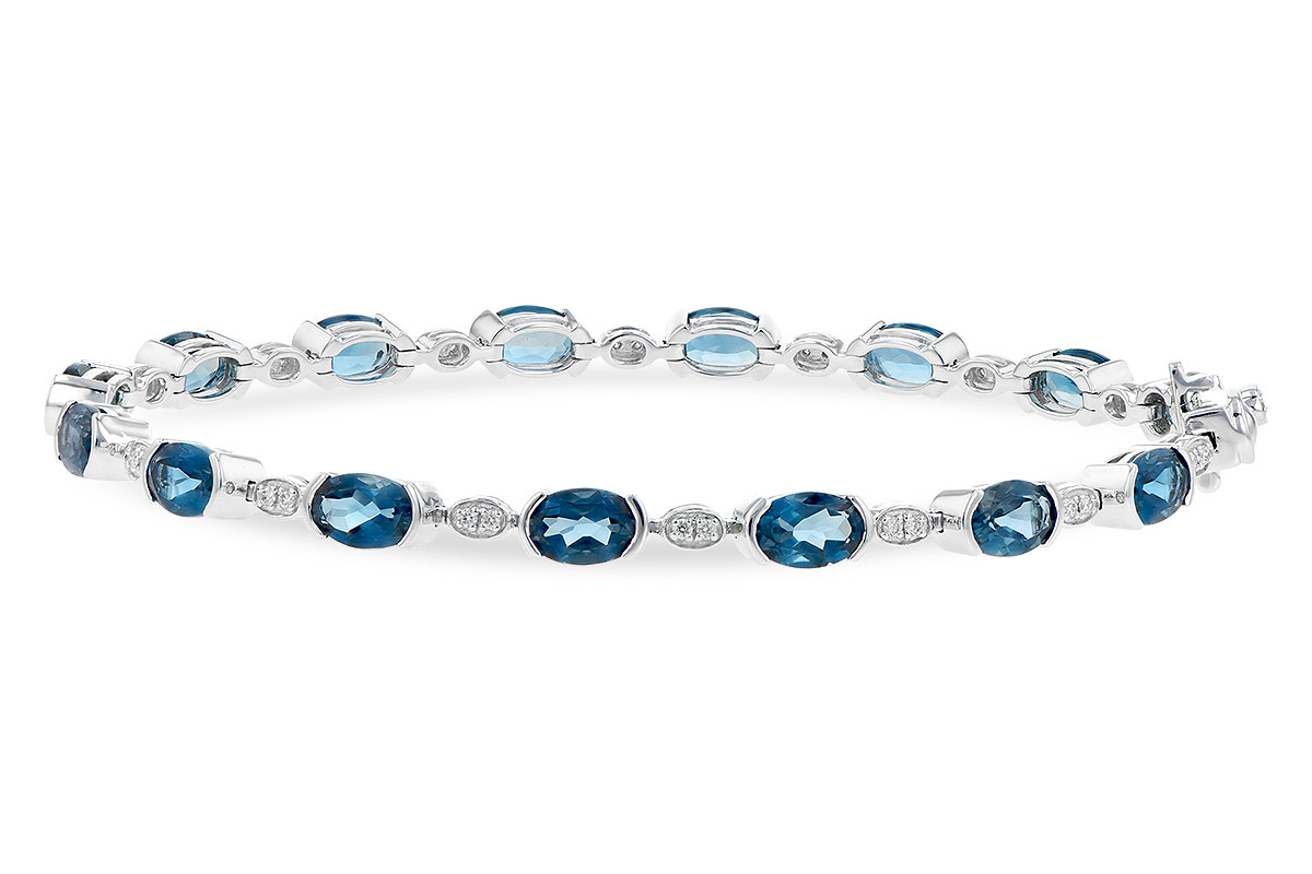 E226-41904: BRACELET 7.20 LONDON BLUE TOPAZ 7.36 TGW