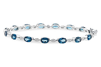 E226-41904: BRACELET 7.20 LONDON BLUE TOPAZ 7.36 TGW