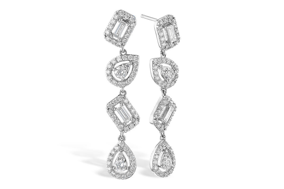 E309-12749: EARR .12 TW BAGUETTES .70 TW