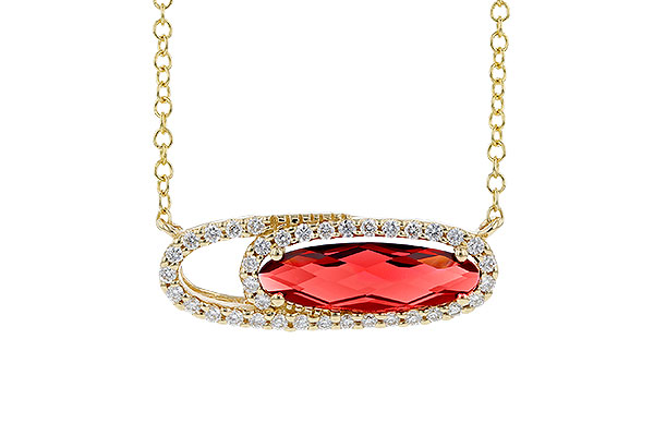 E310-01849: NECK 1.16 GARNET 1.30 TGW