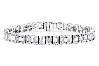 E310-01876: BRACELET 2.72 TW BAGUETTES 4.10 TW