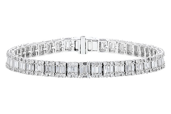 E310-01876: BRACELET 2.72 TW BAGUETTES 4.10 TW