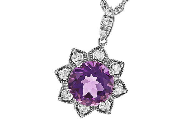 E310-04631: NECK 1.70 AMETHYST 1.87 TGW (8MM RD)