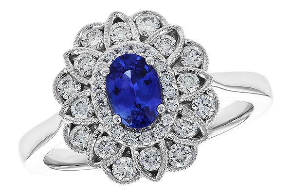 E310-07304: LDS RG .60 TW SAPPHIRE 1.12 TGW (6x4MM SAPP)