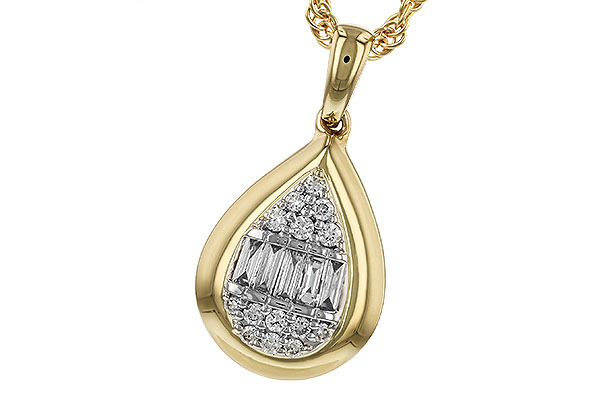 E310-08204: NECKLACE .08 BAG .16 TW