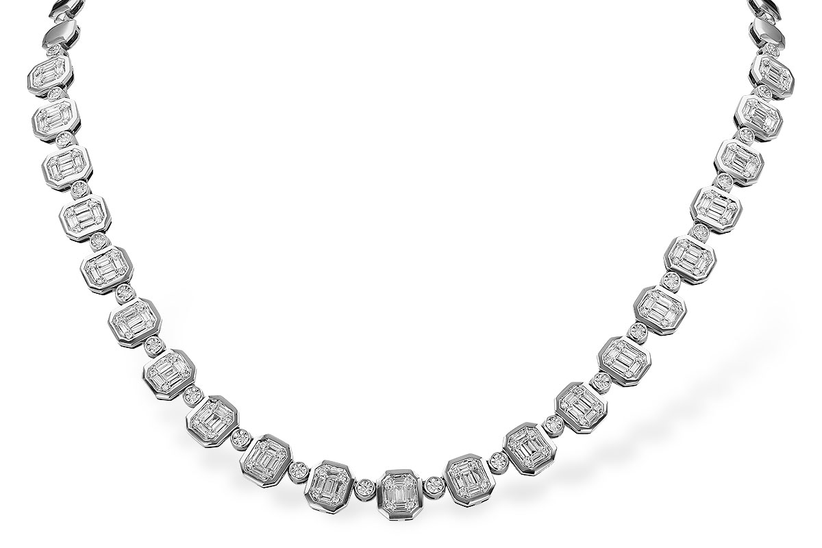 E310-90967: NECKLACE 1.39 BAG 1.80 TW (16")