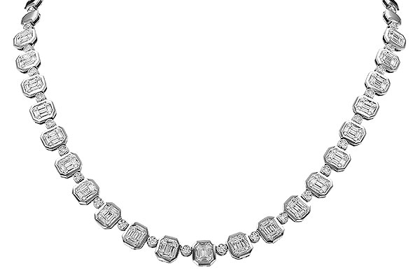 E310-90967: NECKLACE 1.39 BAG 1.80 TW (16")