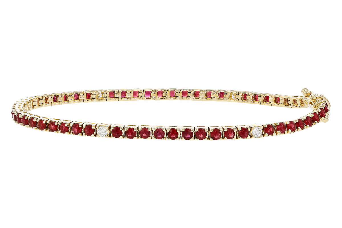 E310-91904: BRACELET 3.04 RUBY 3.29 TGW (7")