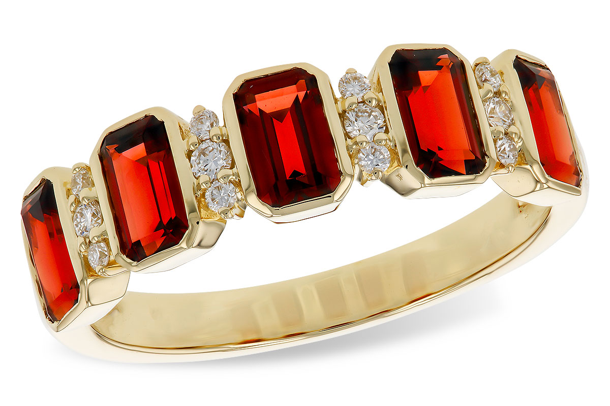 E310-93676: LDS RG 1.62 TW GARNET 1.74 TGW