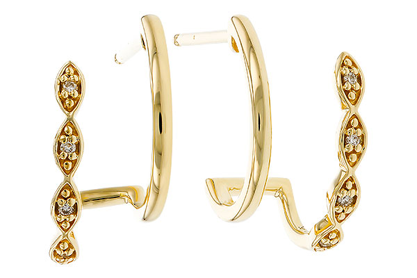 E310-94558: EARRINGS .03 TW
