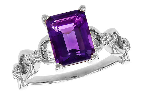 E310-97295: LDS RG 1.95 AMETHYST 2.05 TGW (9x7MM AMY)