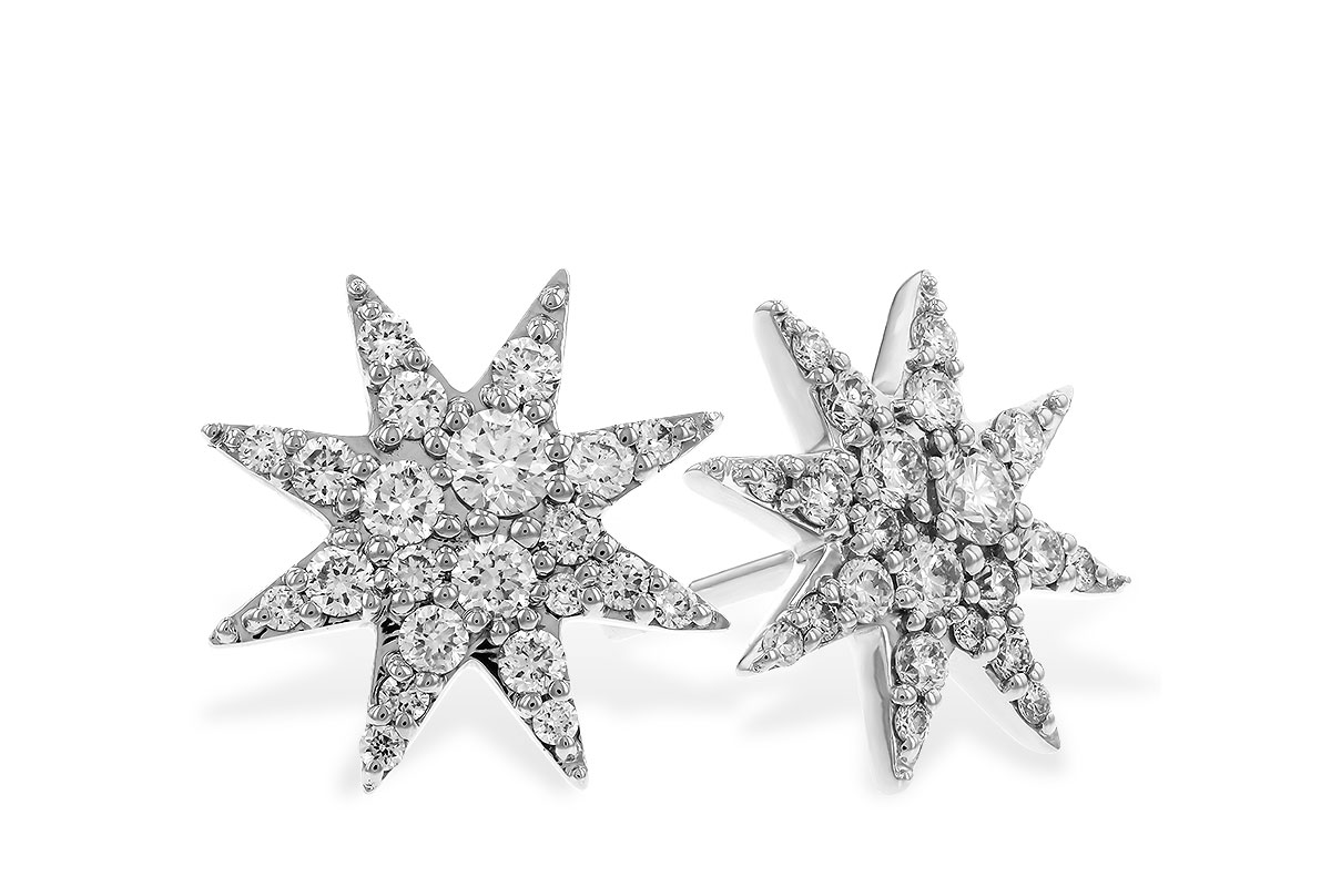 E310-97304: EARRINGS .50 TW