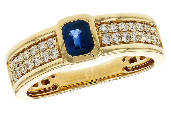 E310-97349: LDS RG .55 SAPPHIRE .88 TGW (5x4MM SA)