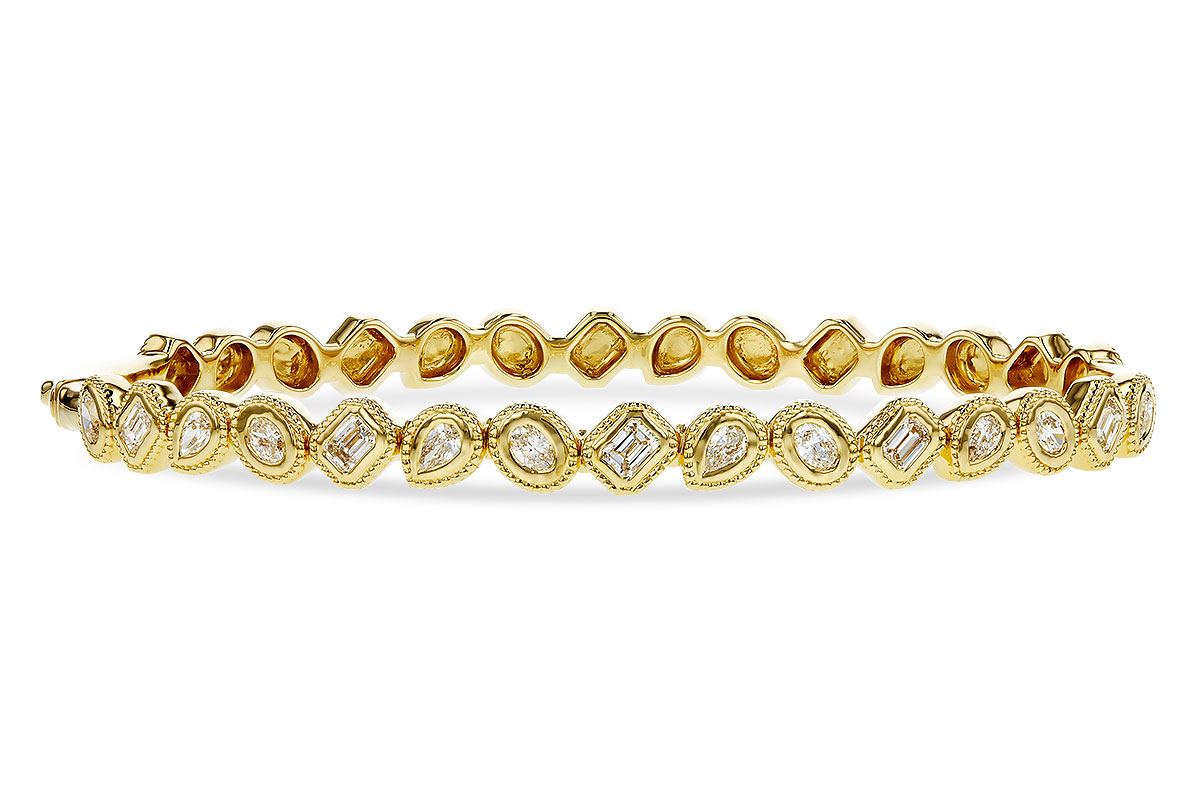 E310-98258: BANGLE 1.00 TW FANCY CUT DIAS