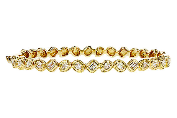 E310-98258: BANGLE 1.00 TW FANCY CUT DIAS