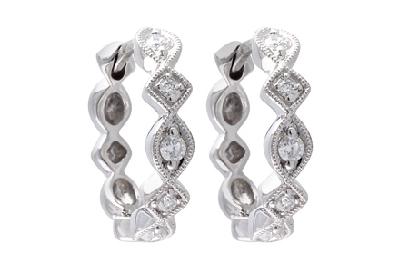 F037-27276: EARRINGS .22 TW