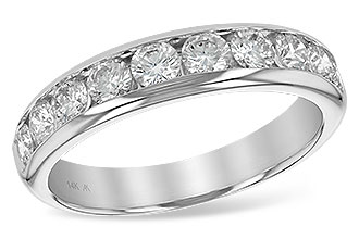 F129-14604: LDS WED RG 1.00 TW (10 STONES)