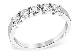 F221-85476: LDS DIA WED RG .50 TW (5 STONES)
