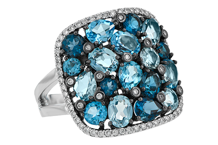 F223-68213: LDS RG 3.67 BLUE TOPAZ 3.94 TGW