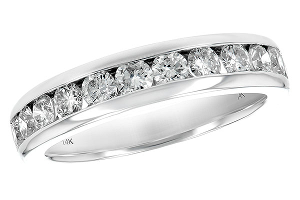 F224-61876: LDS WED RG 1.00 TW (12 STONES)