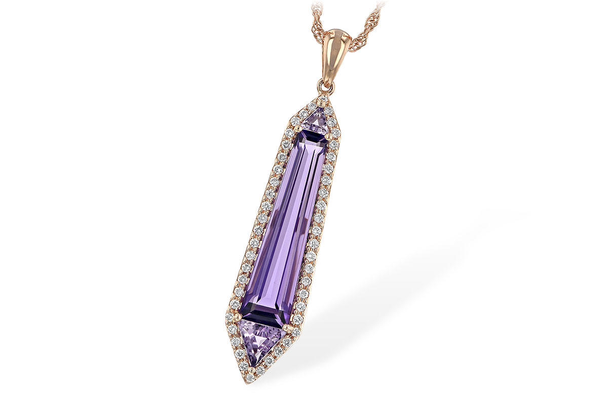 F225-46449: NECK 2.62 AMETHYST 2.85 TGW