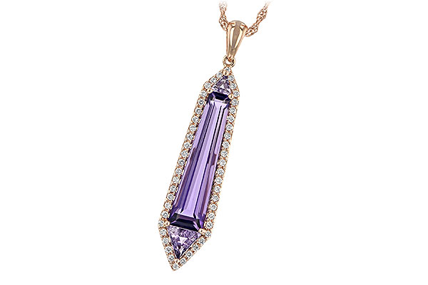 F225-46449: NECK 2.62 AMETHYST 2.85 TGW