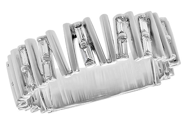 F226-40922: LDS DIA WED RG .24 TW BAGUETTES