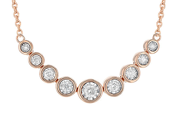 F226-40931: NECKLACE .25 TW (18")