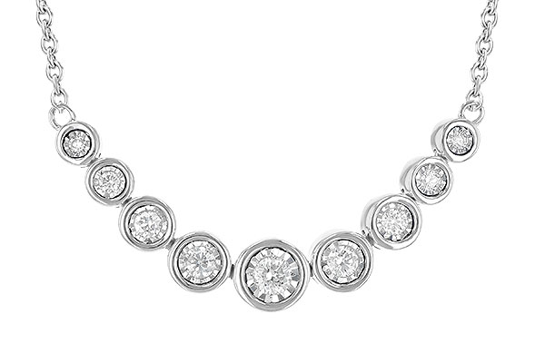 F226-40931: NECKLACE .25 TW (18")